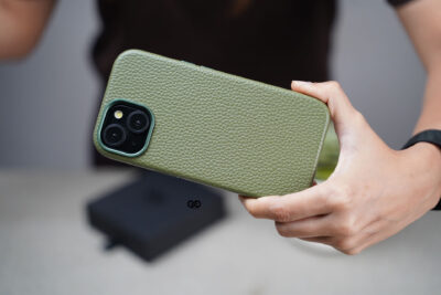 Swift Wrap Slim Vegan Leather Case For iPhone 13 (Hand Made)