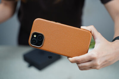 Swift Wrap Slim Vegan Leather Case For iPhone 13 (Hand Made)