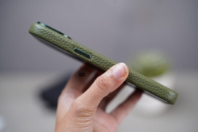 Swift Wrap Slim Vegan Leather Case For iPhone 13 (Hand Made)