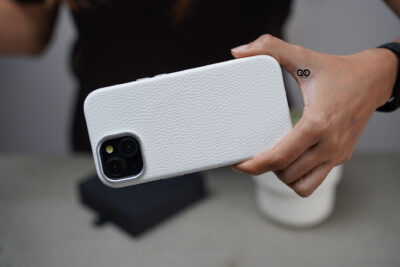 Swift Wrap Slim Vegan Leather Case For iPhone 13 (Hand Made)