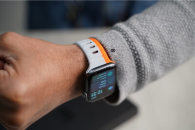 Two Colored Waterproof Silicone Sports Bands for Apple Watch 44MM 45MM 46MM Series 4 5 6 7 8 9 10 11 (SE 2 3 Gen)