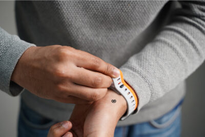 Two Colored Waterproof Silicone Sports Bands for Apple Watch 44MM 45MM 46MM Series 4 5 6 7 8 9 10 11 (SE 2 3 Gen)