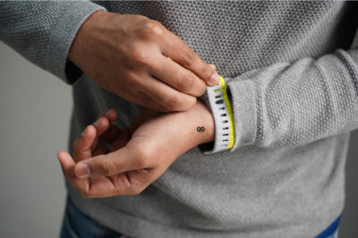 Two Colored Waterproof Silicone Sports Bands for Apple Watch 44MM 45MM 46MM Series 4 5 6 7 8 9 10 11 (SE 2 3 Gen)