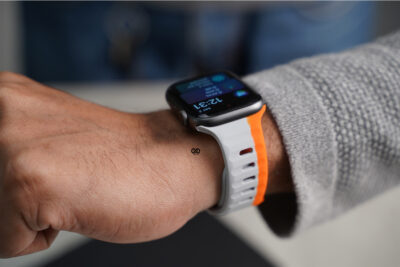 Two Colored Waterproof Silicone Sports Bands for Apple Watch 44MM 45MM 46MM Series 4 5 6 7 8 9 10 11 (SE 2 3 Gen)