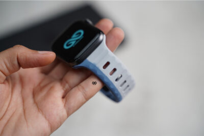 Two Colored Waterproof Silicone Sports Bands for Apple Watch 44MM 45MM 46MM Series 4 5 6 7 8 9 10 11 (SE 2 3 Gen)