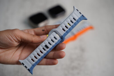 Two Colored Waterproof Silicone Sports Bands for Apple Watch 44MM 45MM 46MM Series 4 5 6 7 8 9 10 11 (SE 2 3 Gen)