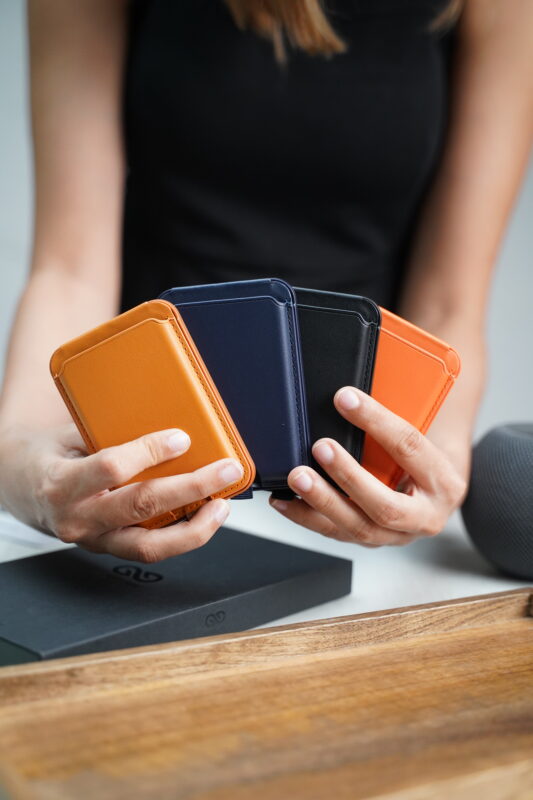MagSafe Vegan Leather Card Holder and Stand
