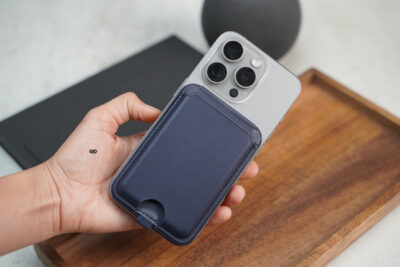 MagSafe Vegan Leather Card Holder and Stand