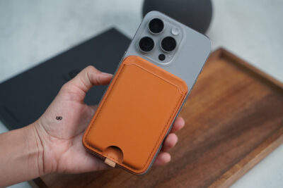 MagSafe Vegan Leather Card Holder and Stand