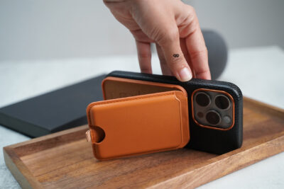 MagSafe Vegan Leather Card Holder and Stand