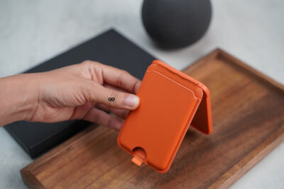MagSafe Vegan Leather Card Holder and Stand