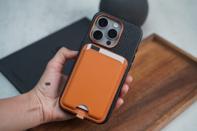 MagSafe Vegan Leather Card Holder and Stand