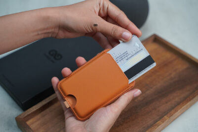MagSafe Vegan Leather Card Holder and Stand