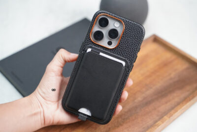 MagSafe Vegan Leather Card Holder and Stand