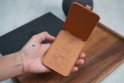 MagSafe Vegan Leather Card Holder and Stand