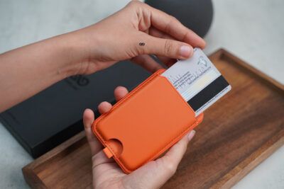 MagSafe Vegan Leather Card Holder and Stand