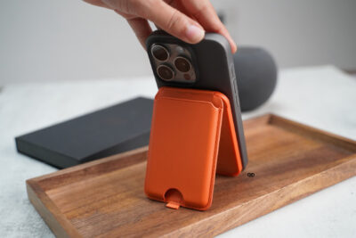 MagSafe Vegan Leather Card Holder and Stand