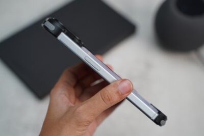 Frameless Armored Case with Kickstand Feature