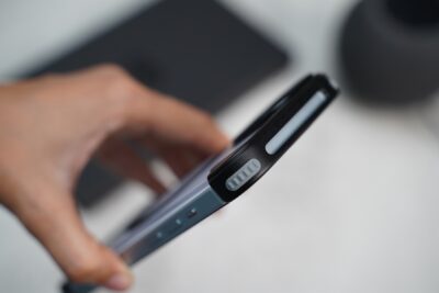 Frameless Armored Case with Kickstand Feature