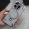 Frameless Armored Case with Kickstand Feature