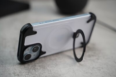 Frameless Armored Case with Kickstand Feature