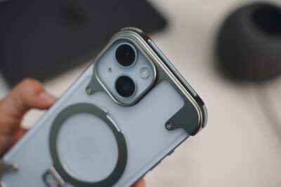 Frameless Armored Case with Kickstand Feature
