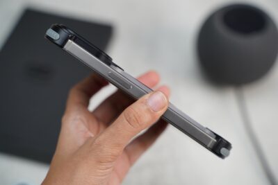Frameless Armored Case with Kickstand Feature