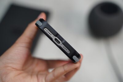 Frameless Armored Case with Kickstand Feature