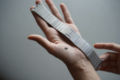 Real Titanium Link Strap Metal Belt For Apple Watch 44MM 45MM 46MM Series 4 5 6 7 8 9 10 11 (SE 2 3 Gen)