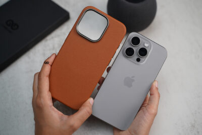 Slim PU Leather Case with Rubberized Interior (Magsafe Compatible)