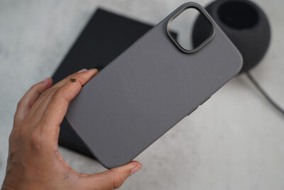 Slim PU Leather Case with Rubberized Interior (Magsafe Compatible)