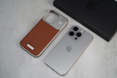 Vegan Leather Case With Titanium Frame