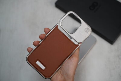 Vegan Leather Case With Titanium Frame