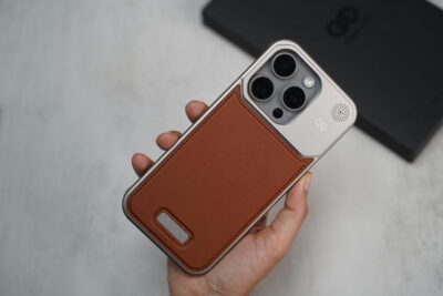 Vegan Leather Case With Titanium Frame