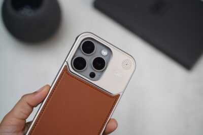 Vegan Leather Case With Titanium Frame