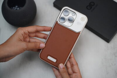 Vegan Leather Case With Titanium Frame
