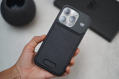 Vegan Leather Case With Titanium Frame