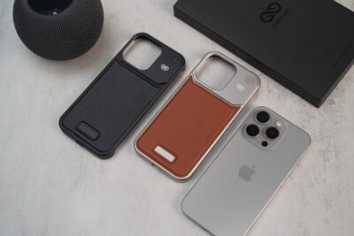 Vegan Leather Case With Titanium Frame