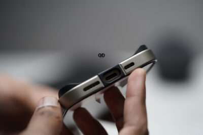 Natural Titanium Fiber Bumper for iPhone 16 Pro (Bumper, not a Case)