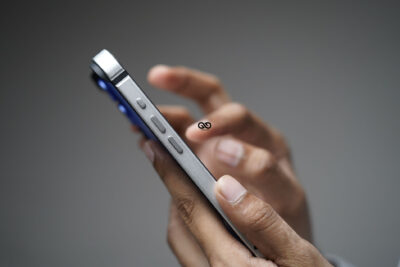 Silver Fiber Bumper for iPhone 16 (Bumper, not a Case)