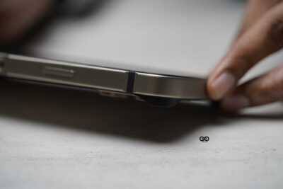 Natural Titanium Fiber Bumper for iPhone 16 Pro (Bumper, not a Case)