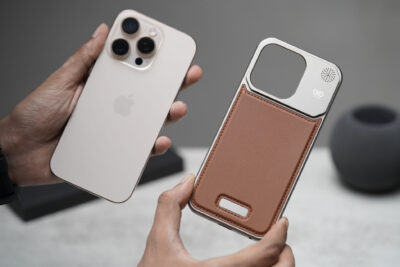 Vegan Leather Case With Titanium Frame