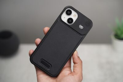 Vegan Leather Case With Titanium Frame