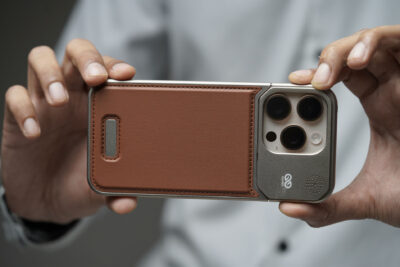 Vegan Leather Case With Titanium Frame