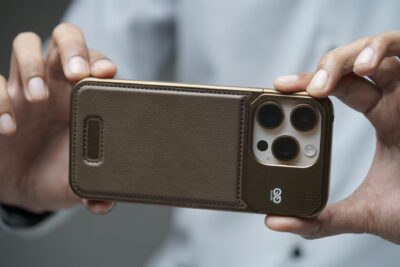Vegan Leather Case With Titanium Frame
