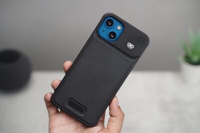 Vegan Leather Case With Titanium Frame