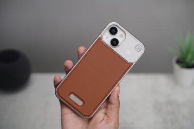 Vegan Leather Case With Titanium Frame