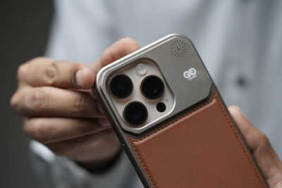 Vegan Leather Case With Titanium Frame