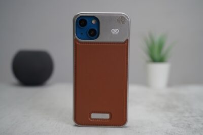 Vegan Leather Case With Titanium Frame