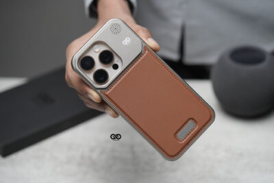 Vegan Leather Case With Titanium Frame